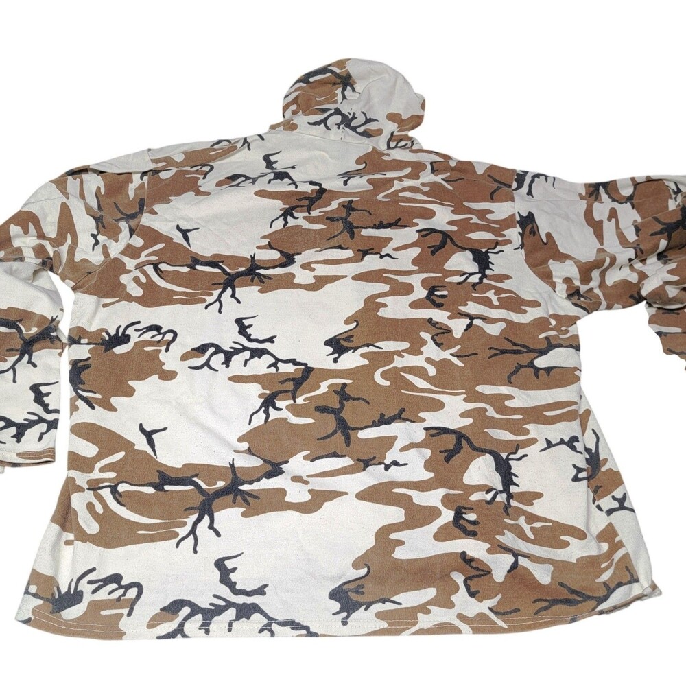 Muleskins Hoodie Jacket Mens Size XL Camo Brown White USA Full Zip - Picture 3 of 10